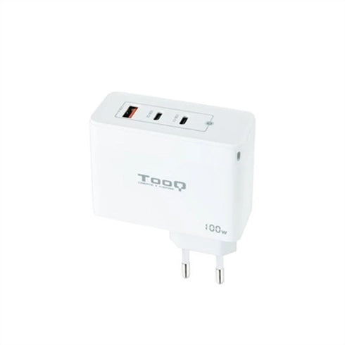 Cargador de Pared TooQ TQWC-GANQC2PD100W Blanco 100 W