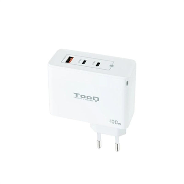 Cargador de Pared TooQ TQWC-GANQC2PD100W Blanco 100 W