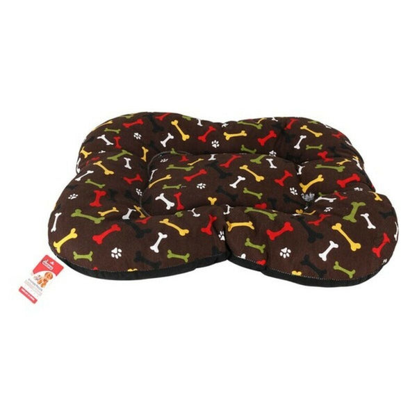 Cama para mascota MCT mascotas 70 x 70 cm Textil Huesos