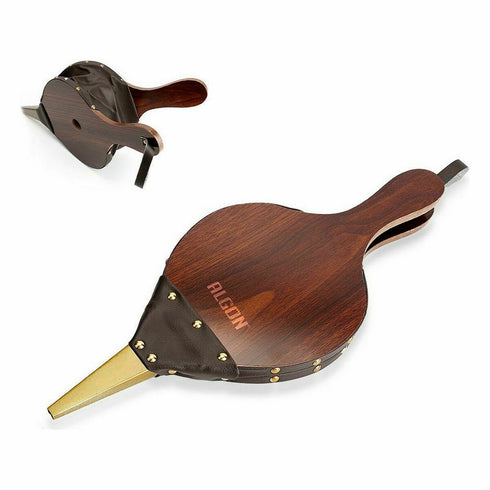 Fuelle Algon Para chimenea Madera Marrón 38 x 13 x 2 cm (8 Unidades)