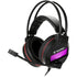 Auriculares con Micrófono Tempest GHS101 RGB Negro Multicolor