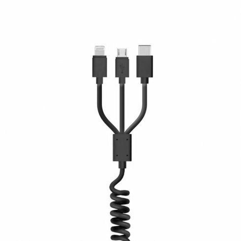 Cargador de Coche USB Universal + Cable USB C Unotec