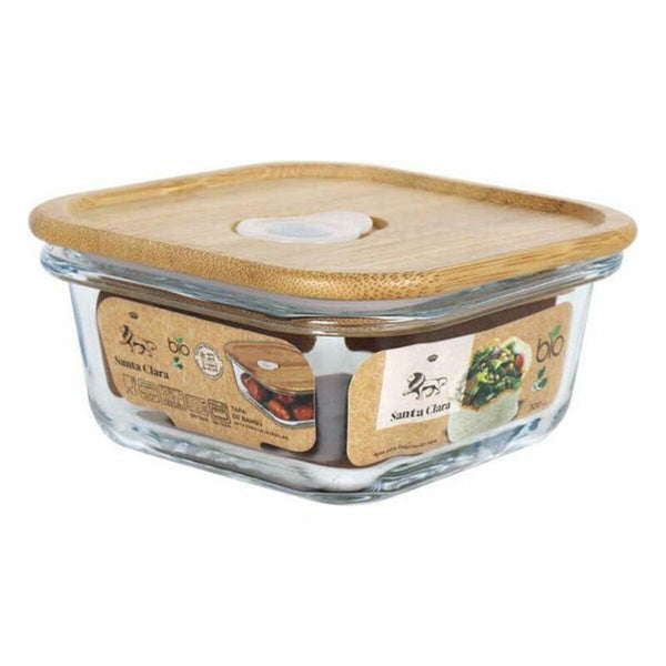 Fiambrera Hermética Santa Clara 300 cc (300 cc) (11,5 x 11,5 x 5 cm) (11,5 x 11,5 x 5cm)