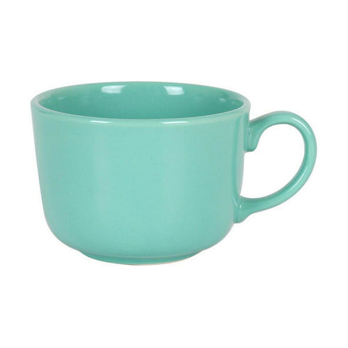 Taza Verde 500 ml Cerámica (12 Unidades)