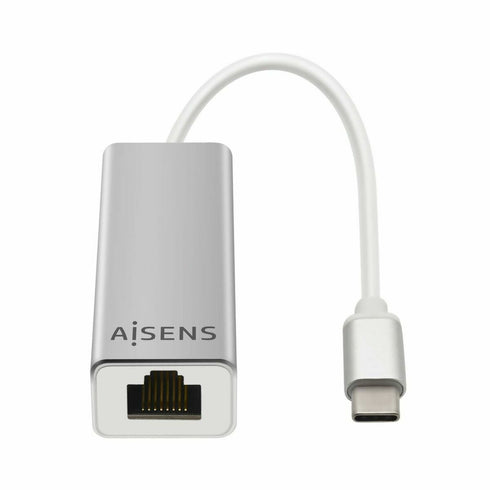 Adaptador USB a Ethernet Aisens Conversor USB 3.1 Gen1 A USB C A Ethernet Gigabit 10/100/1000 Mbps, 15cm USB 3.1