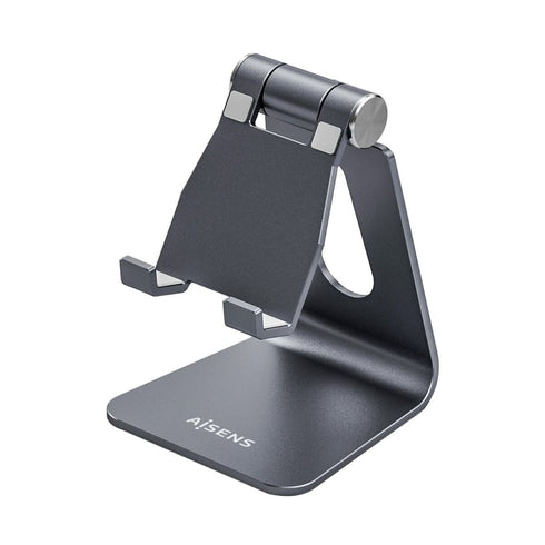Soporte para Tablet Aisens Soporte De Sobremesa Tamaño M Ajustable (1 Pivote) Para Movil / Tablet, Gris Gris