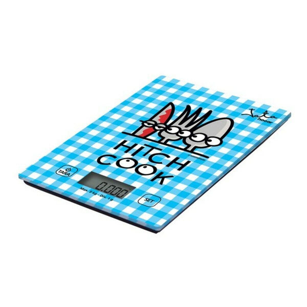 Báscula Digital de Cocina JATA 732K * 5 Kg Azul 5 kg