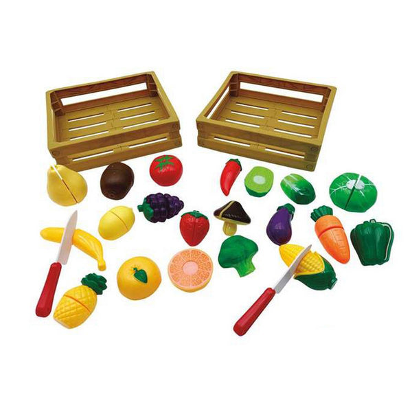 Set de Comiditas Velcro 2 Unidades Fruta y verdura (20,3 x 22, 7 x 6 cm)