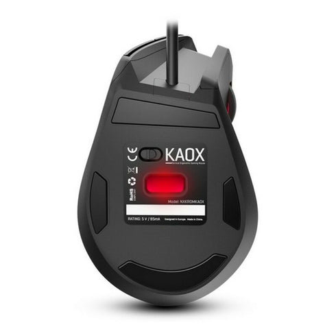 Ratón Gaming con LED Krom Kaox 6400 dpi RGB
