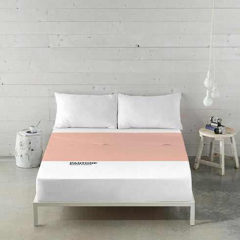Sábana Encimera Pantone Sweet Peach 230 x 270 cm (Cama de 150)