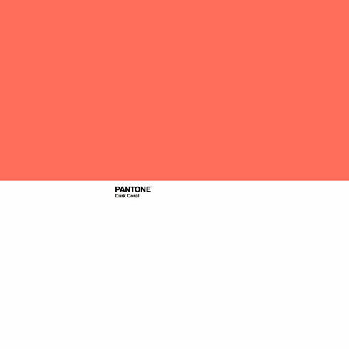 Sábana Encimera Pantone Dark Coral 210 x 270 cm (Cama de 135)