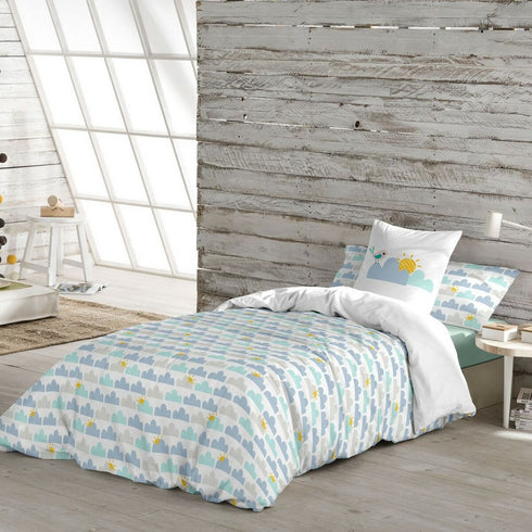 Funda Nórdica Lemon Ribbon Tower Reversible Cama de 105/110 (180 x 220 cm)