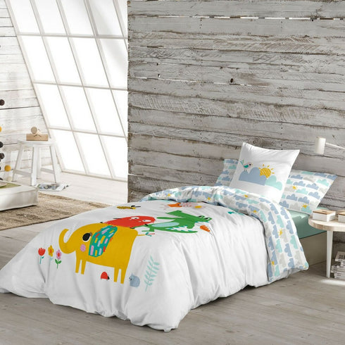 Funda Nórdica Lemon Ribbon Tower Reversible Cama de 105/110 (180 x 220 cm)