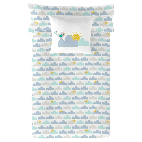 Funda Nórdica Lemon Ribbon Tower Reversible Cama de 105/110 (180 x 220 cm)