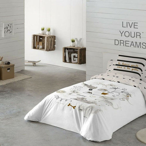 Funda Nórdica Panzup Cats Cama de 80/90 (150 x 220 cm)