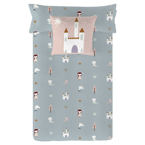 Funda Nórdica Haciendo el Indio Lady Snow Reversible Cama de 80/90 (150 x 220 cm)