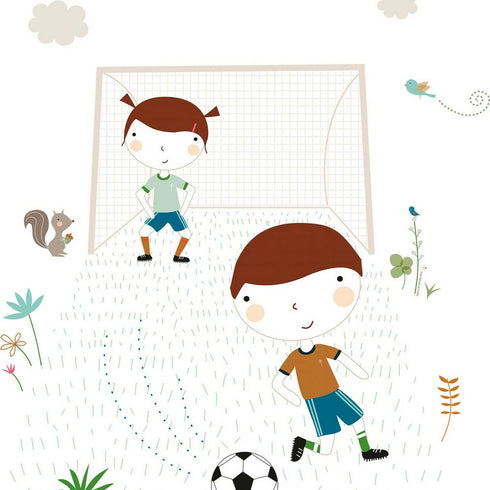 Funda Nórdica Haciendo el Indio Football Reversible Cama de 80/90 (150 x 220 cm)