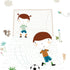 Funda Nórdica Haciendo el Indio Football Reversible Cama de 80/90 (150 x 220 cm)