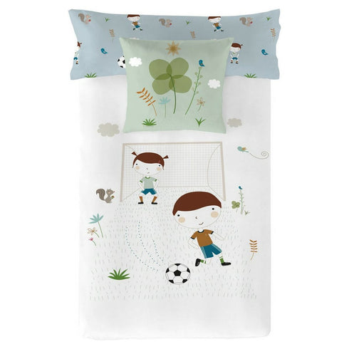Funda Nórdica Haciendo el Indio Football Reversible Cama de 105/110 (180 x 220 cm)