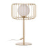 Lámpara de mesa Blanco Dorado Metal Cristal Hierro 30 x 30 x 48 cm