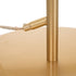 Lámpara de mesa Blanco Dorado Metal Cristal Hierro 30 x 30 x 48 cm