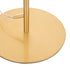 Lámpara de mesa Blanco Dorado Metal Cristal Hierro 30 x 30 x 48 cm