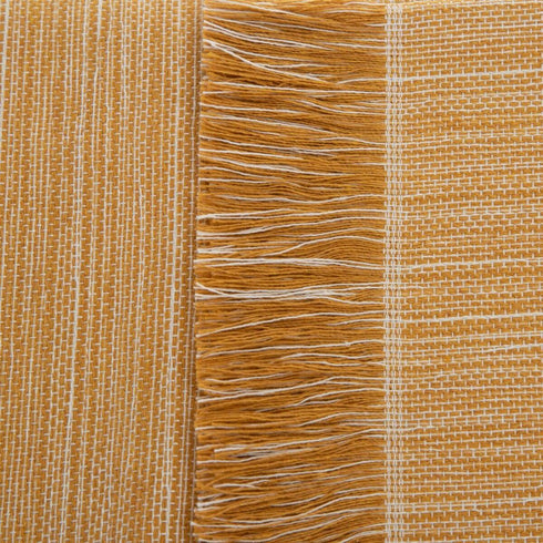 Mantel Beige Poliéster 100 % algodón Mostaza 150 x 200 cm