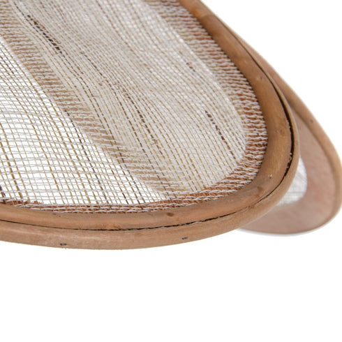 Lámpara de Techo 45,5 x 45,5 x 23 cm Natural