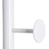 Perchero de Pie 37 x 37 x 174 cm Metal Blanco