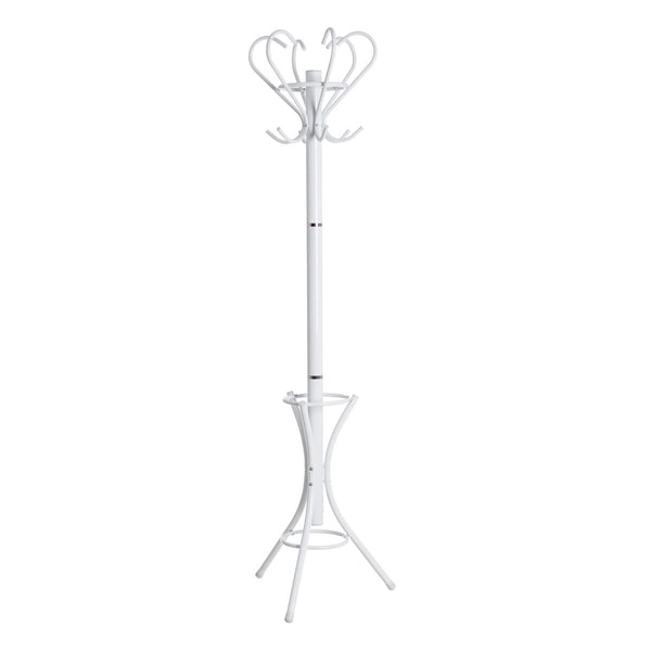 Perchero de Pie 41 x 41 x 180 cm Metal Blanco