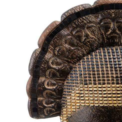 Figura Decorativa Marrón Africana 20 x 10 x 39,5 cm