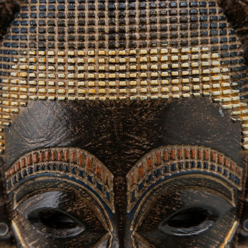 Figura Decorativa Marrón Africana 20 x 10 x 39,5 cm