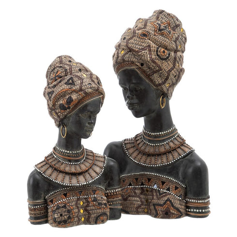 Figura Decorativa 28,5 x 19 x 51 cm Africana