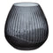Jarrón Gris 23 x 23 x 23 cm Vidrio