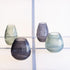 Jarrón Gris 23 x 23 x 23 cm Vidrio