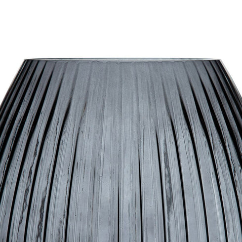 Jarrón Gris 23 x 23 x 23 cm Vidrio