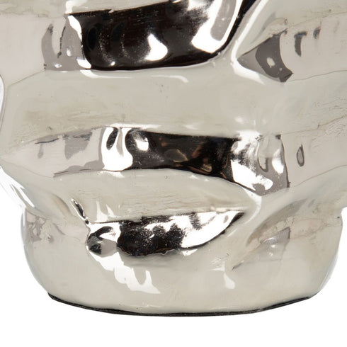Jarrón 27,5 x 27,5 x 56 cm Plata Aluminio
