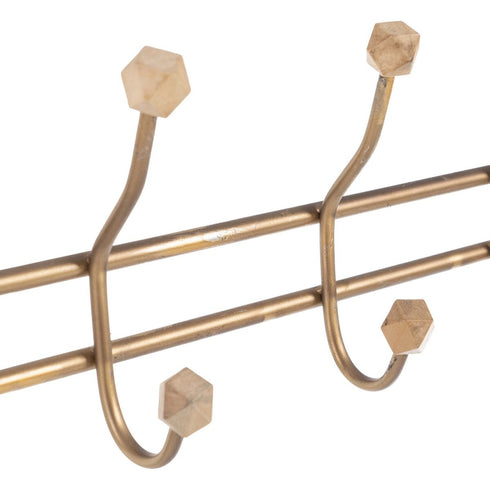 Perchero de Pared 60 x 8,5 x 17,5 cm Metal