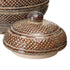 Jarrón 17 x 17 x 17,5 cm Cerámica Marrón