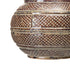 Jarrón 17 x 17 x 17,5 cm Cerámica Marrón