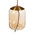 Lámpara de Techo Champán Cristal Metal 18 x 18 x 30 cm