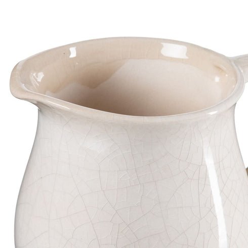 Jarrón 20 x 15 x 17,5 cm Cerámica Beige