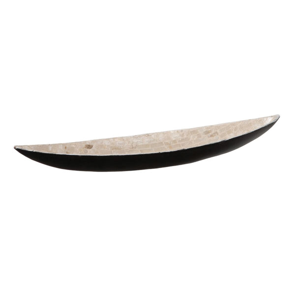 Centro de Mesa 60 x 19 x 5,5 cm Blanco Nácar