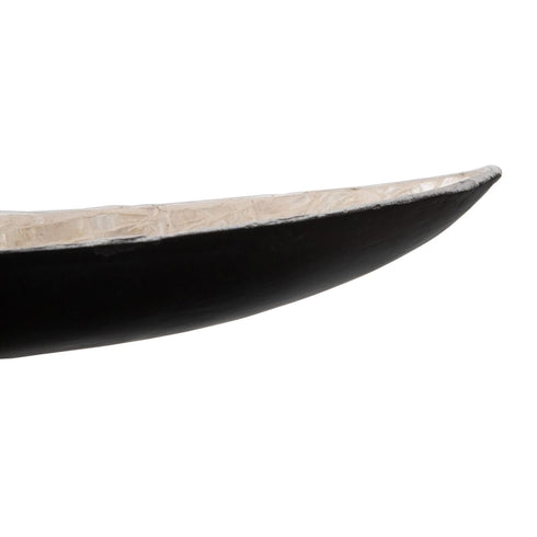Centro de Mesa 60 x 19 x 5,5 cm Blanco Nácar