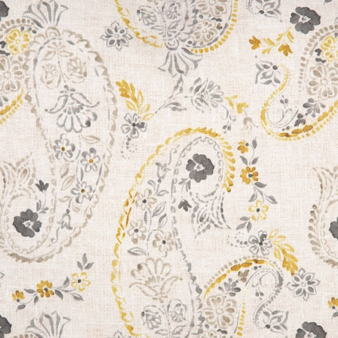 Cojín 100 % algodón 60 x 40 cm Mostaza