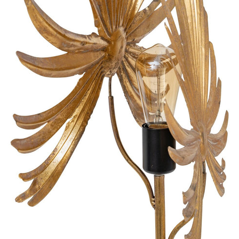 Lámpara de Pie 48,5 x 23,5 x 172 cm Dorado Metal