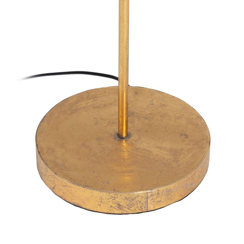 Lámpara de Pie 48,5 x 23,5 x 172 cm Dorado Metal
