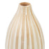 Jarrón Beige Bambú 15 x 15 x 30 cm