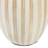 Jarrón Beige Bambú 15 x 15 x 30 cm