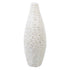 Jarrón 18 x 18 x 52 cm Beige Nácar Madera MDF